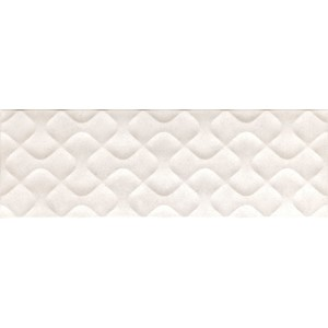 CERAMIKA COLOR visual white ribbon 25x75 m2 g1