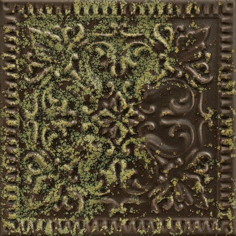 PARADYŻ MW green philosophy graphite inserto struktura mix 19,8x19,8 g1