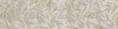 CERRAD gres softcement white poler decor flower 1197x297x8 g1 m2