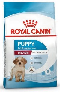 Royal Canin Medium Puppy karma sucha dla szczeniąt, od 2 do 12 miesiąca, ras średnich 3kg 