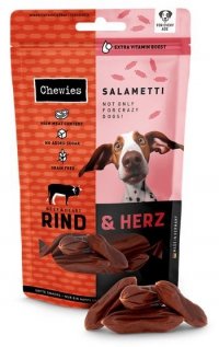 Chewies Beef Salametti wołowina z sercami 60g 