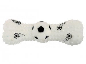 Zolux Zabawka winylowa piłka-kość nożna 15cm [480775]