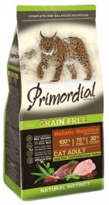 PRZECENA Primordial Cat Grain Free Adult Duck & Turkey 400g [termin ważności: 03.07.2025]
