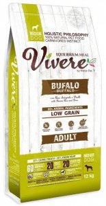Vivere Dog Medium Adult Buffalo 12kg Karma Monobiałkowa z Bawołem