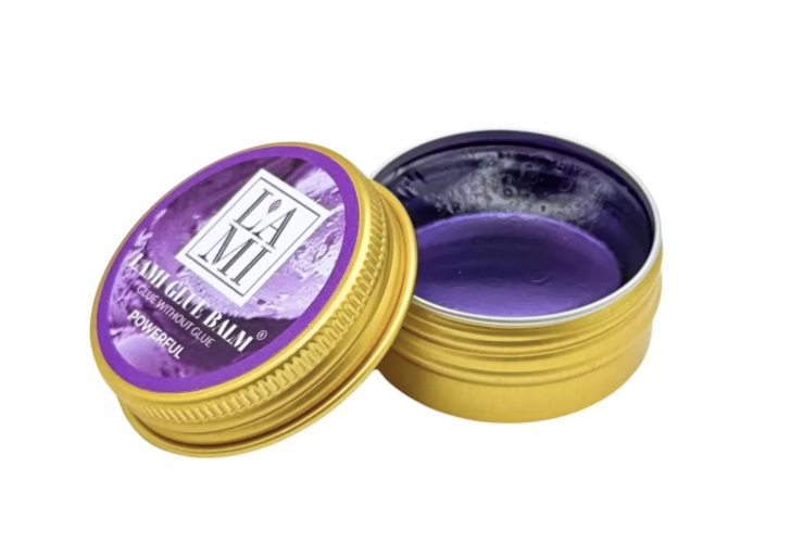 LAMI LASHES POWERFUL Balm glue klej bez kleju 20g GRAPE mocny