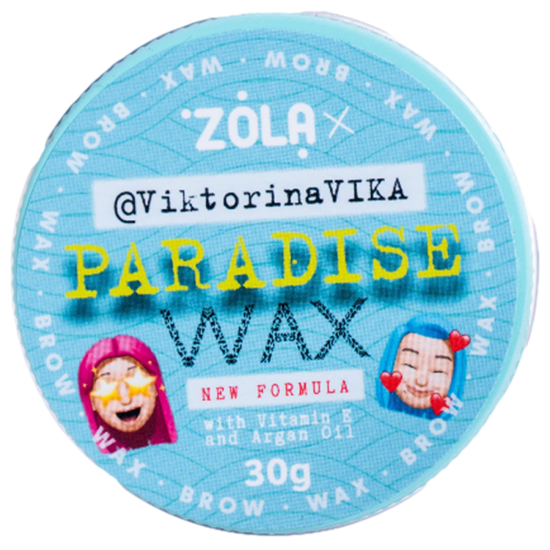 ZOLA Wosk do Brwi Viktorina Vika 30 gr Paradise Wax z Witaminą E i Olejem Arganowym