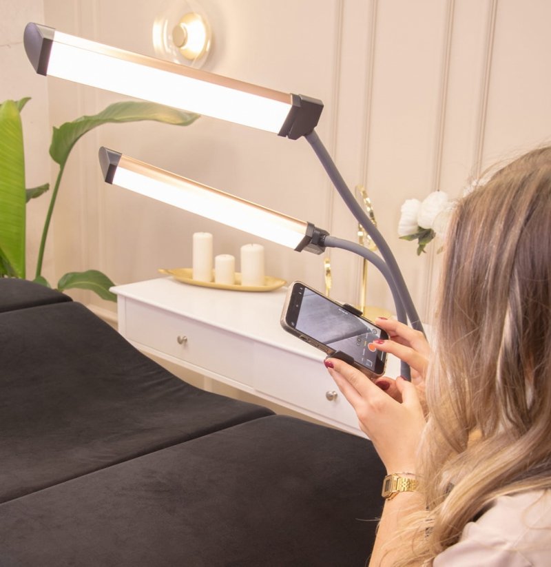 Lampa kosmetyczna Duo STAR 2.0 Rose Gold