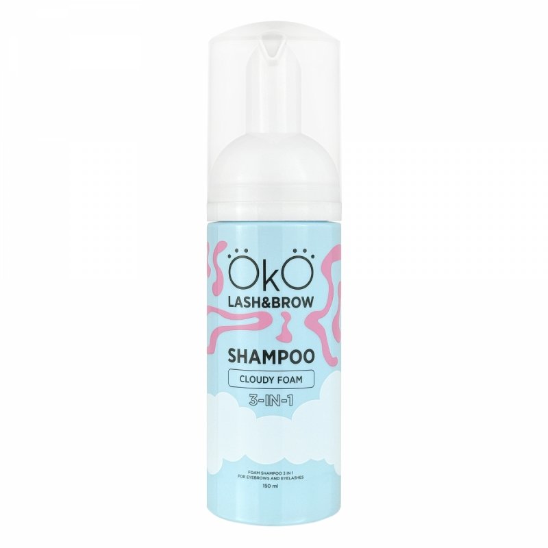 Szampon Cloudy Foam w piance 3 w 1 do brwi i rzęs 150 ml