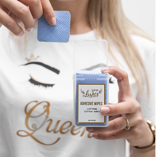 Waciki bezpyłowe 200 szt czyścik do kleju