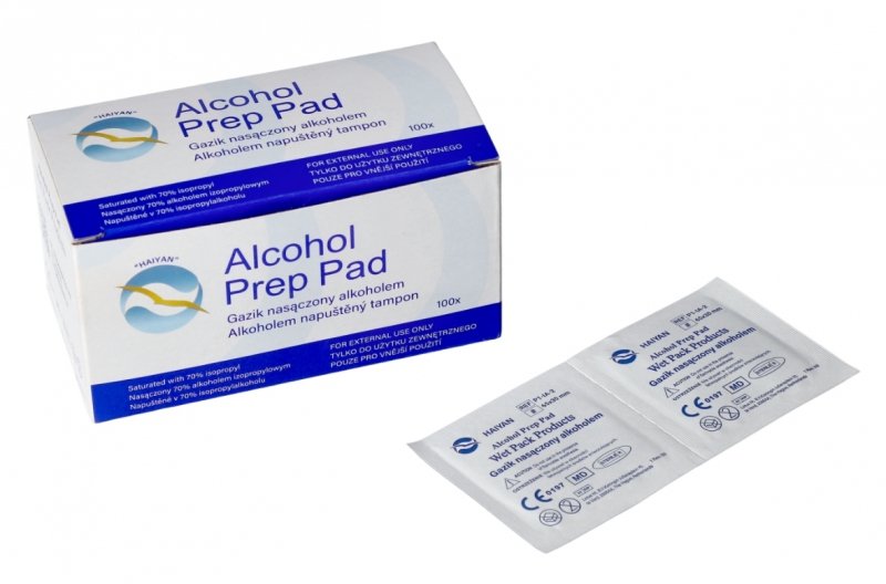 Alcohol Pads gazik nasączony alkoholem do dezynfekcji