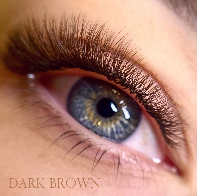 Paleta rzęs Rarity BROWN MIX 6-13
