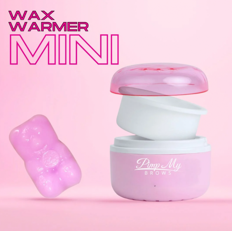 Mały różowy podgrzewacz do wosku Mini WAX WARMER MINI Pimp My Lashes