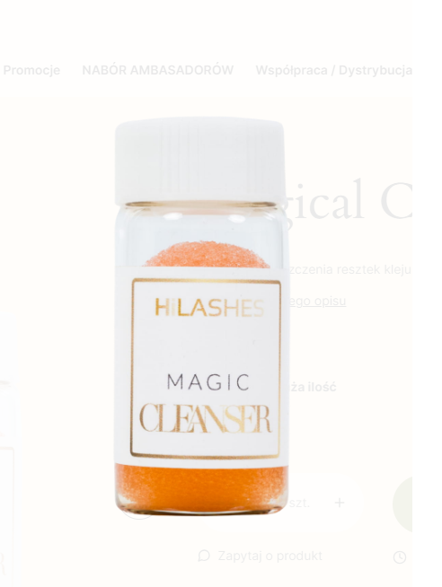 Magical Cleanse - czyścik - preparat do czyszczenia pęset