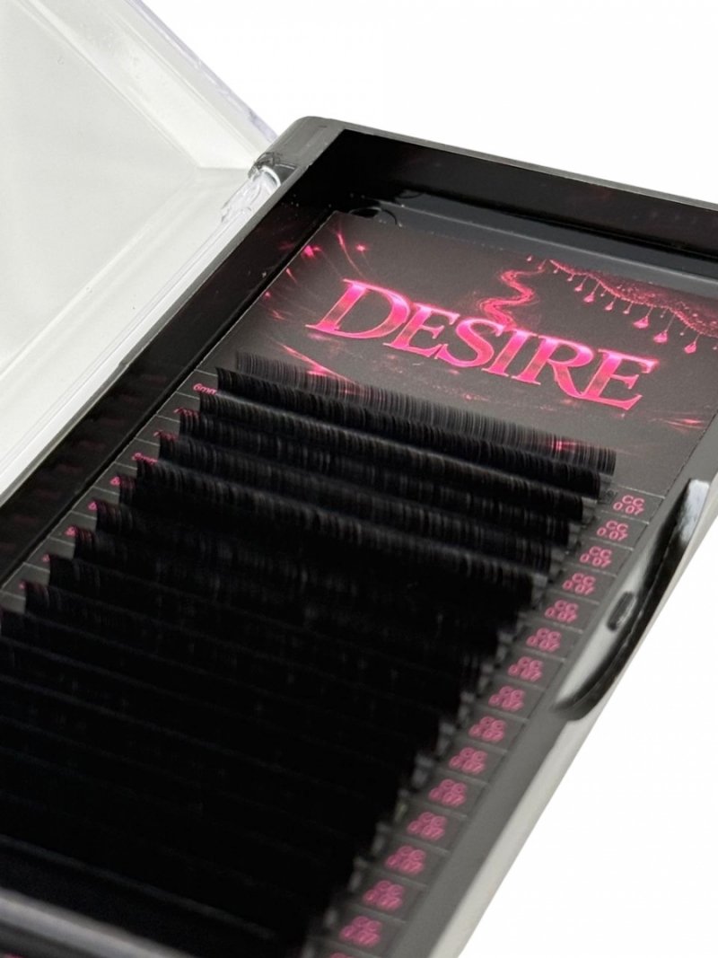 Rzęsy DESIRE L 100° 0,07