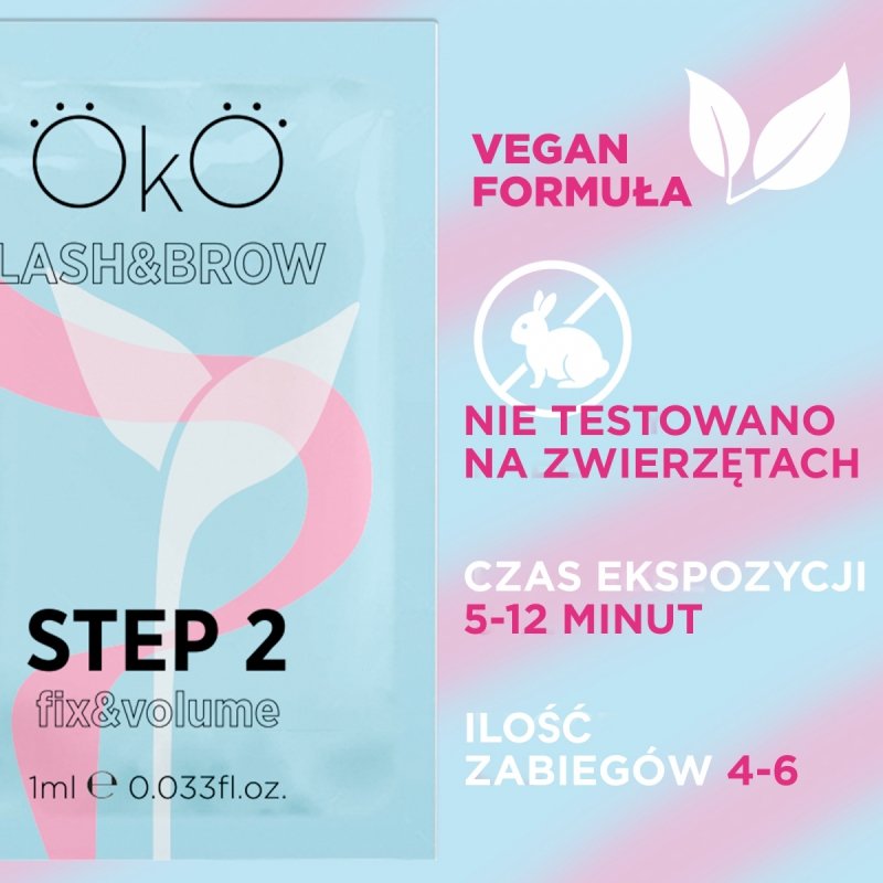 Pojedyńcza saszetka OKO Step1 Lift/ Step2 Fix&amp;Volume / Step3 Care&amp;Recovery