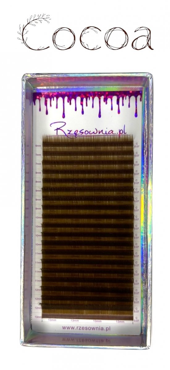 Rzęsy Lash Queen BROWN 0,07 by Katarzyna Borkowska (4 odcienie!)