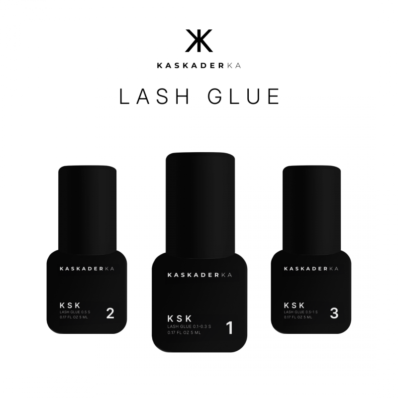 LASH GLUE KSK 3 klej do rzęs 0.5-1s 5ml (BANANA)