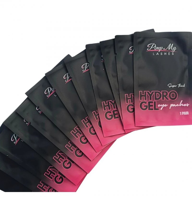 Czarne hydrożelowe płatki pod oczy do UV Pimp My Lashes