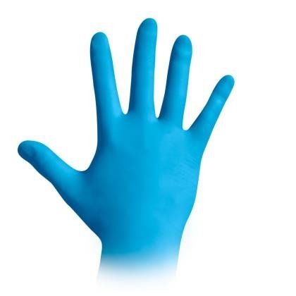 Rękawice / rękawiczki nitrylowe bezpudrowe 100 szt.