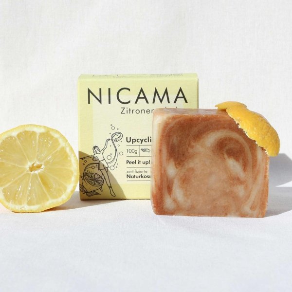 NC116 Mydło z upcyklingu - skórka cytryny 100g