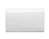 Biała torebka wizytowa kopertówka Solome S3 lakier tył