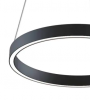Lampa Wisząca RING Czarna RIM MOD058PL-L32B3K MAYTONI Nowoczesna Okręgi LED