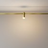 Ścieżka świetlna lampa szynowa tuba LED aluminium mosiądz Skim MAYTONI TR145-1-3W2.7K-W-BS-DE