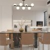 Lampa wisząca do salonu jadalni Bolti7 PLC0104-BK Yaskr czarna E14