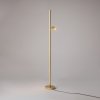 Lampa stojąca podłogowa minimalistyczna uniwersalna Ledowa aluminium mosiądz możliwość ściemniania Thin MAYTONI MOD395FL-L28BS3K