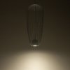 Nowoczesna Lampa Wisząca w Stylu Loft Szara PUMPKIN S SILK GRAY 11242 NOWOVORSKI