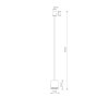 Lampa wisząca spot tuba POINT DUO silk grey 11513 Nowodvorski Lighting
