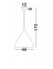 Lampa wisząca CHAYANTA LE44856 Luces Exlusivas