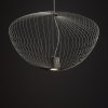 Nowoczesna Lampa Wisząca w Stylu Loft Szara PUMPKIN L SILK GRAY 11251 NOWOVORSKI