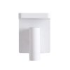 Nowoczesny Biały Kinkiet Ścienny Z Włącznikiem LOFER W0373 MAXLIGHT