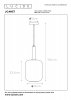 Nowoczesna Lampa Wisząca Czarna Szklany Klosz JOANET 45494/01/65 LUCIDE