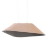 Nowoczesna Lampa Wisząca Kremowa CARBON P0568 MAXLIGHT