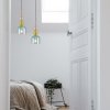 Lampa wisząca nowoczesna szklany kolorowy klosz designerska regulacja wysokości PASTELLO ST-DN345A Step Into Design
