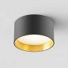 Lampa Sufitowa Tuba Czarno Złota LED MAYTONI VEGA C089CL-12W3K-BMG