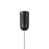 Czarna lampa wisząca nowoczesna Pedro Italux PND-34405-1-BK
