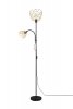 Czarno Złota  Dekoracyjna Lampa Podłogowa Druciana Stylu Loft HAVAL R40712080 RL