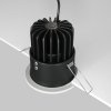  Lampa wbudowana wpuszczana w sufit LED aluminiowa biała okrągła możliwość ściemniania Zoom MAYTONI DL034-L12W3K-D-W
