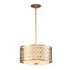 Designerska lampa wisząca Ziggy Elstead Lighting ZIGGY-2P-M-LG Lakierowane złoto