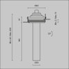 Lampa wbudowana w sufit spot LED nowoczesna regulowana tuba aluminum biała Focus T MAYTONI C140TRS-L200-7W3K-W