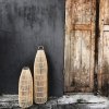 Rattanowa Lampa Wisząco Stojąca w Stylu Boho Naturalna FISH BAYU003N-L-23x90 BAZAR BIZAR