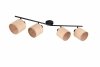 Lampa sufitowa plafon pleciona kolor naturalny 4-płomienna owalna boho rystykalna industrialna minimalistyczna nad stół do salonu sypialni AIMEE R81854036 Rl