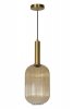 Nowoczesna designerska lampa wisząca szklany bursztynowy klosz MALOTO 45386/20/62 Lucide