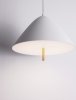 Designerska biała lampa wisząca LED nowoczesna CARAPARI LE44655 Luces Exclusivas
