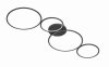 Nowoczesna dekoracyjna lampa sufitowa czarny plafon RONDO 622610432 TRIO