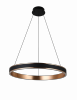 Lampa wisząca ring LED Azzardo RIO 60 3-STEP DIMM BK/GO