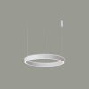 Nowoczesna Okrągła Lampa Wisząca Dwustronna LED Biała BRASCO UP DOWN PND-56215D-080RPP-WH-3KS4K-TRDIMM ITALUX